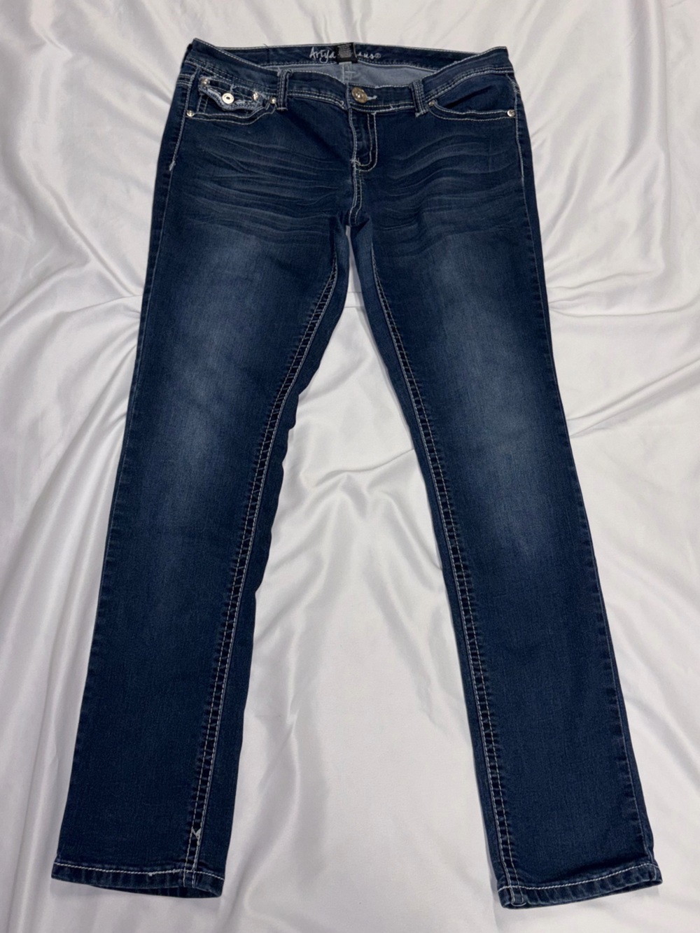 Ariya Dark Blue Skinny Jeans Lot E